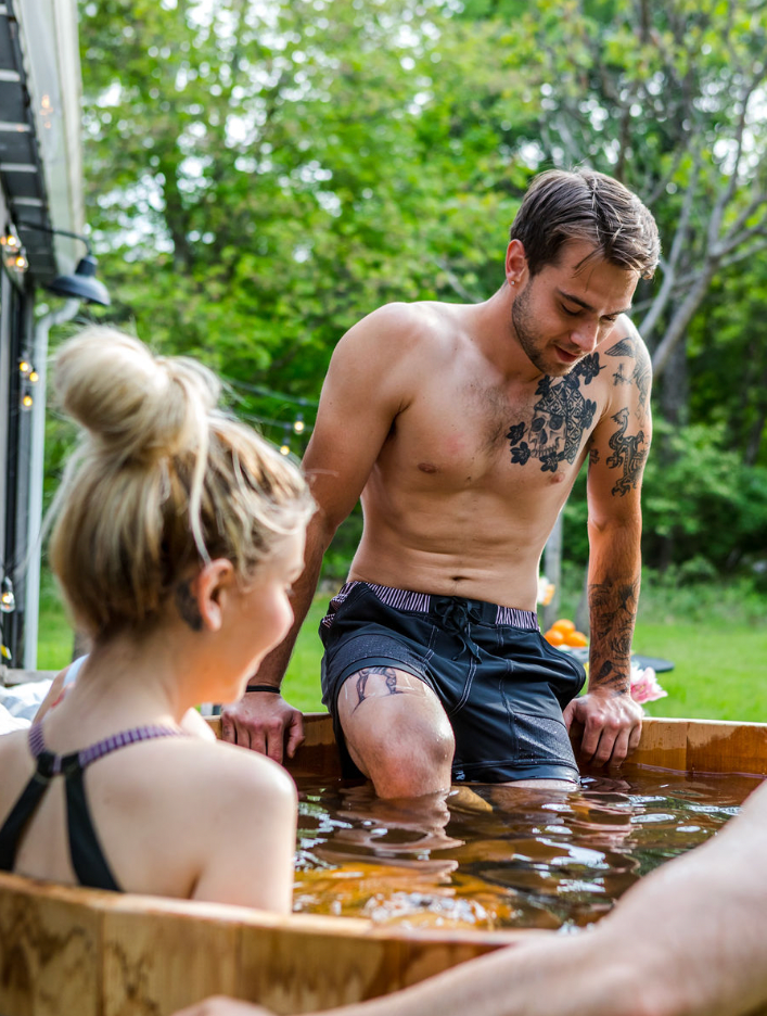 Swim Jogger - Grey Multi Print