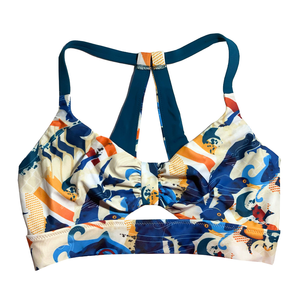 SWIM: Kim Top - Urban Surf Print