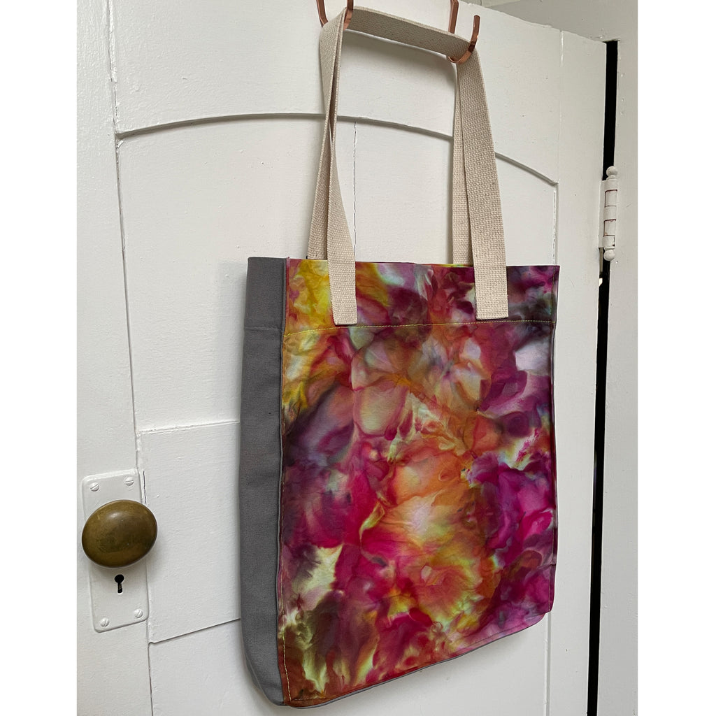 Cube Bag - Sunset with Leather Pocket