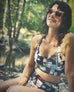 Unisex Water Short - Reversible Paint Chip Print / Grey