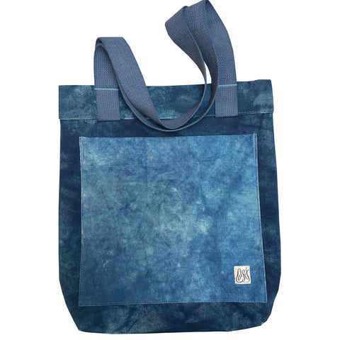 Bucket Bag - Indigo Patch