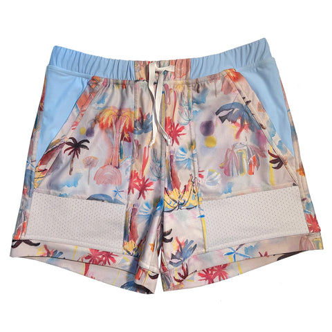 Swim Jogger - Limited Edition Juan José Heredia Palm Playland Print