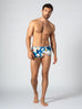 Unisex Water Short - Reversible Urban Surf Print / Jade