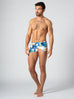 Unisex Water Short - Reversible Urban Surf Print / Jade